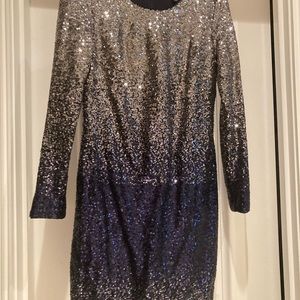 Maia sequin ombré dress